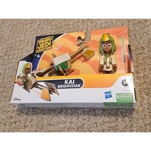Star Wars Young Jedi Adventures  Kai Brightstar  With Vehicle New In Original...